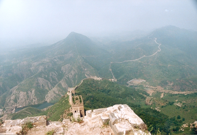 La muraille de Chine à perte de vue