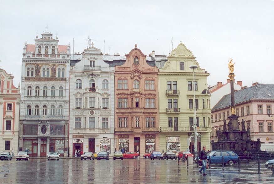 Plzen et ses facades colorées