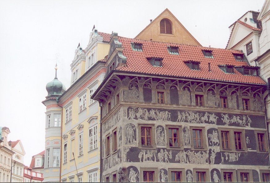 Les facades de Prague sont de véritables oeuvres d'art